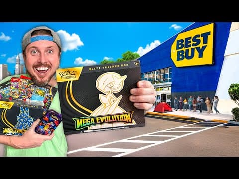 Chasing One Of Everything In Pokemon Mega Evolution! (opening It)