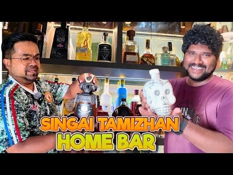 Unbelievable Collection !! 200+ Liquor Bottles At A Singai Thamizhan’s Home Bar 🇸🇬🥃 | Sg Ep-12 |