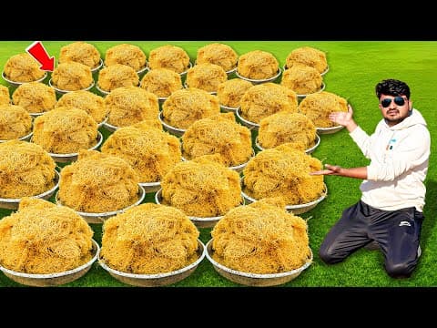 Making Very Testy 100 Kg Namkeen & Selling In Our Village 😍- पूरा गाँव ही पागल हो गया