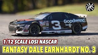 1/12 Scale Losi Nascar With Fantasy Gm Goodwrench No. 3 Livery. Do It For Dale!