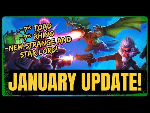 Solo Coliseum, 7* Rhino, New Realm Event And More! January Update Details! V54.1 Release Notes!