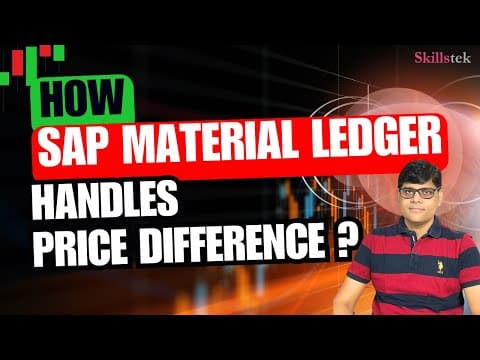How Sap Material Ledger Settles Price Difference At Month End Closing? Sap Fico Scenario.