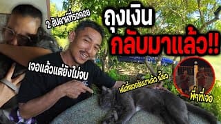 เจอแมวแล้ว!!!  ผอมมากหายไป 2 สัปดาห์ พี่เจี๊ยบดีใจร้องไห้กอดถุงเงิน