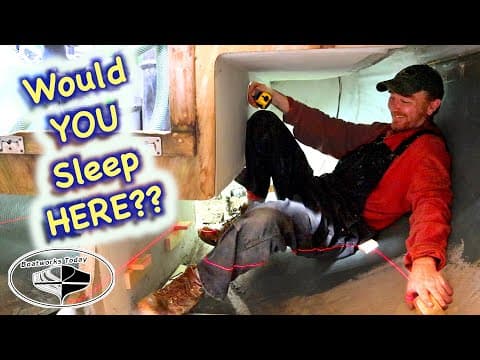 Designing A Functional Quarter Berth Layout On A Small Sailboat!