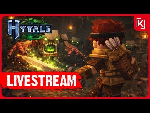 Exploring Hytale Again Live - Learning & Surviving! | First Playthrough