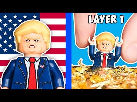 Trapping Lego Trump In 100 Layers Of Gold