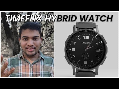 Timeflix Watch - First Look: A Watch That Always Shows The Time