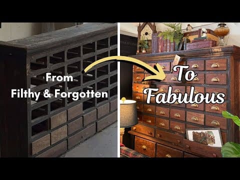 I Rescued An Abandoned Filthy Cabinet: A Makeover Story