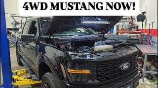 4wd Mustang! Taking Delivery Of A Boosted 2024 Ford F-150! *it Rips