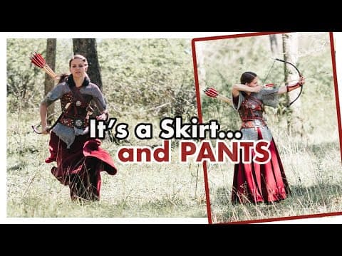 It's A Skirt... But Also Pants Ready For Battle — Making Susan's Narnia Archery Outfit