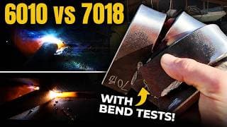 Does Electrode Choice Matter? 6010 Vs 7018 Open Root Stick Welding
