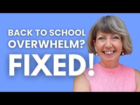 Fix 7 Types Of Overwhelm Fast | Back To School And Work 2025