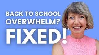 Fix 7 Types Of Overwhelm Fast | Back To School And Work 2025