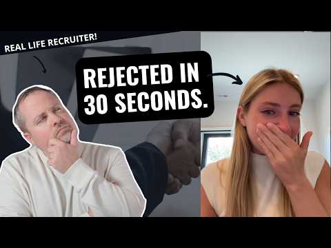 Rejected 30 Seconds Into The Interview (for This "dumb" Reason)