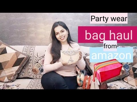 Amazon Bag Haul | Party Wear Bags | Dhinchak Pooja #amazon #bag #fashion