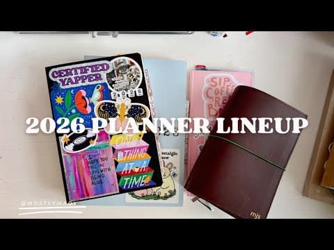 2026 Planner Lineup: Hobonichi, Rosey Life & Aura Estelle Setup