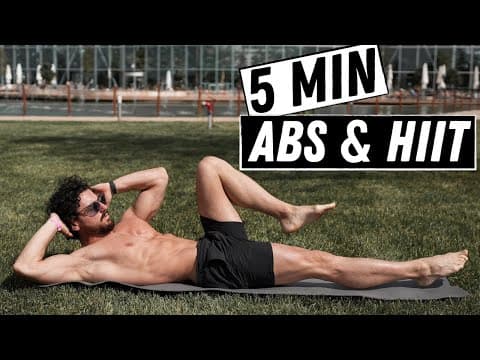 5 Min Abs & Hiit | Rowan Row