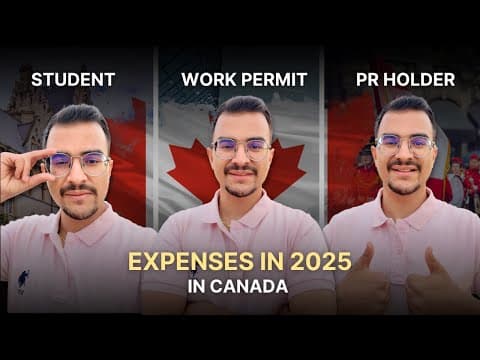 Don't Move To Canada 🇨🇦 (2025) Before Seeing This: Student Vs Work Vs Pr Costs!