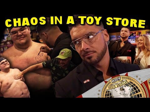 Wwe Wrestler Ethan Page Takes Over A Toy Store… And Causes Chaos!
