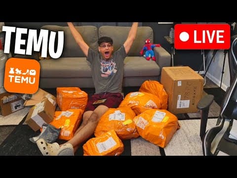 Temu Unboxing🔴i Got Some Cool Stuff🔴