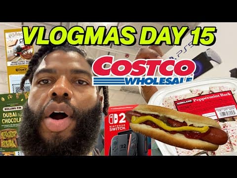 He's Paying For It All: A Costco Shopping Spree! (vlogmas Day 15)