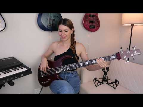 Cosmic Girl - Jamiroquai Bass Cover By Anna Sentina (with Xvive)