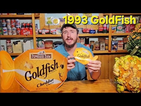32 Year Old Goldfish Eating