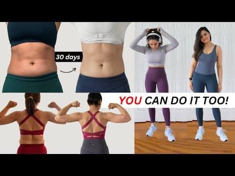 30 Day Transformation & My Workout Routine | How I Lost Belly Fat With Pcos | Episode 3