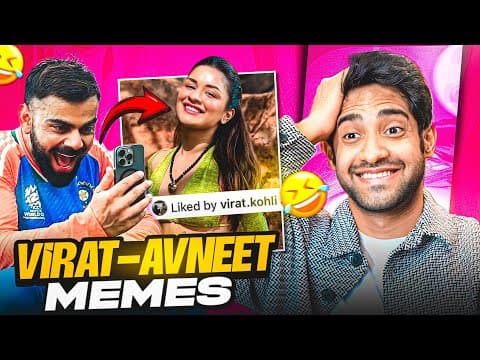 Virat Kohli Avneet Kaur Memes Are Funny!