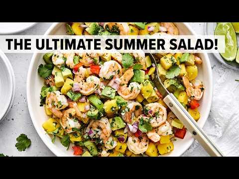 Mango Avocado Shrimp Salad | The Best Summer Salad Recipe!