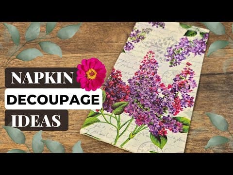 The Best Kept Secret To Easy Craft Makeovers With Napkin Hacks!