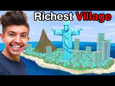 I Found The Richest Villager City In Minecraft!