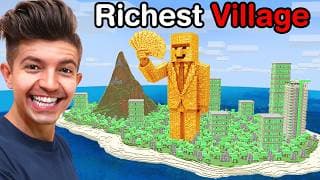 I Found The Richest Villager City In Minecraft!