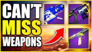 Top 3 Must Farm Weapons Before The Final Shape! (destiny 2)