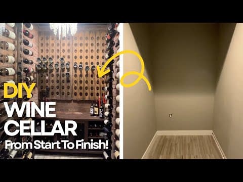 Home Wine Cellar from Scratch!