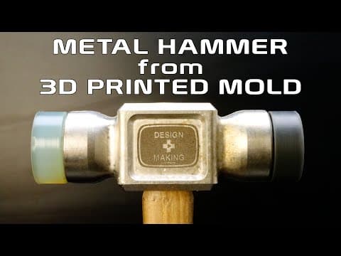 3d Printed Mold Metal Tapping Hammer