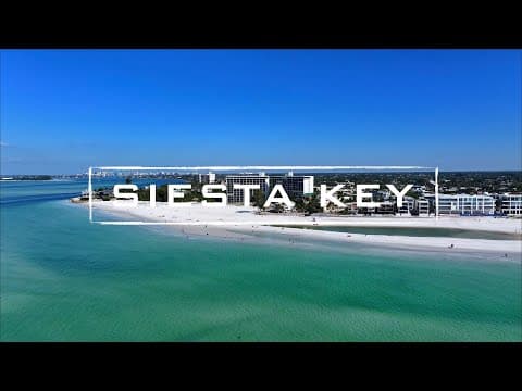 Siesta Key, Sarasota, Florida | 4k Drone Video