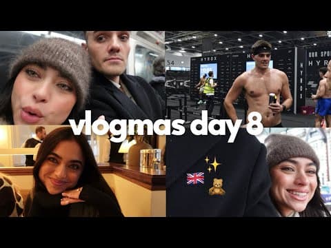 Christmas In London With My Boyfriend — Glowy Makeup, Shopping & His Hyrox Race | Vlogmas 8