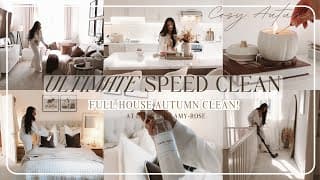 Ultimate Speed Clean | Full House Autumn Clean!