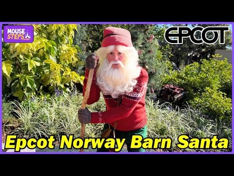 Norway Barn Santa Storyteller At Epcot Festival Of The Holidays 2025 - Fjøsnissen (without Sigrid)