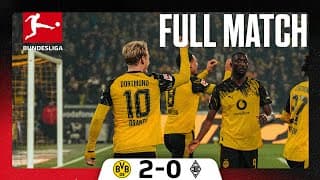 Borussia Dortmund 2-0 Borussia Monchengladbach | Full Match | Live Bundesliga On The Overlap