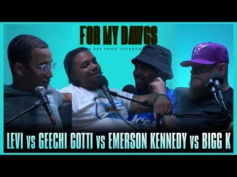 Bar Pong: Geechi Gotti Vs Bigg K Vs Emerson Kennedy Vs Levi