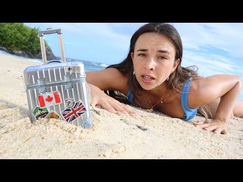 Surviving Using World's Smallest Suitcase On An Island