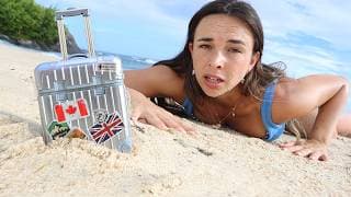 Surviving Using World's Smallest Suitcase On An Island