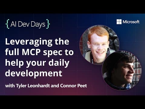 Leveraging The Full Mcp Spec To Help Your Daily Development