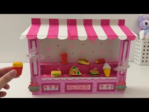 [💸paper Diy💸] How To Make A Diy Shop Stand 🎀 | Tutorial | Ohuhu Paint Markers