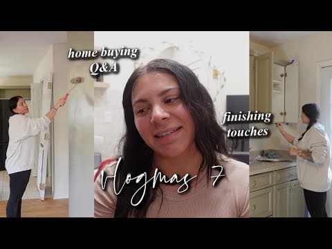 Answering Your Questions While I Paint, Final House Reveal // Vlogmas 7
