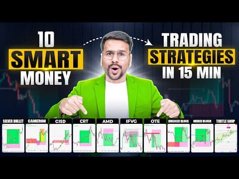 10 Ict Trading Strategy In 15 Min | Smc Trading Strategies | Smart Money Concept
