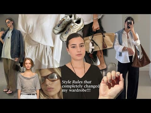 10 Style Rules That Changed My Wardrobe