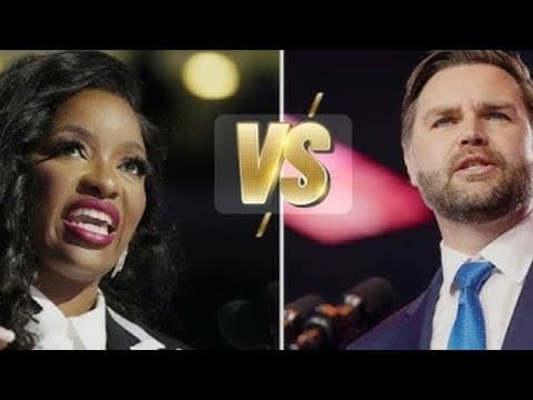J.d. Vance Calls Out Jasmine Crockett For Her Fake "street Girl Persona". Oh Sh*t!